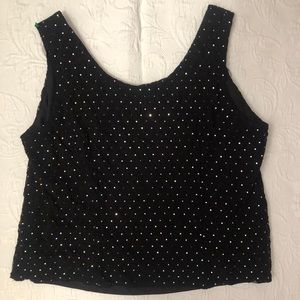 Sparkly vintage inspired top